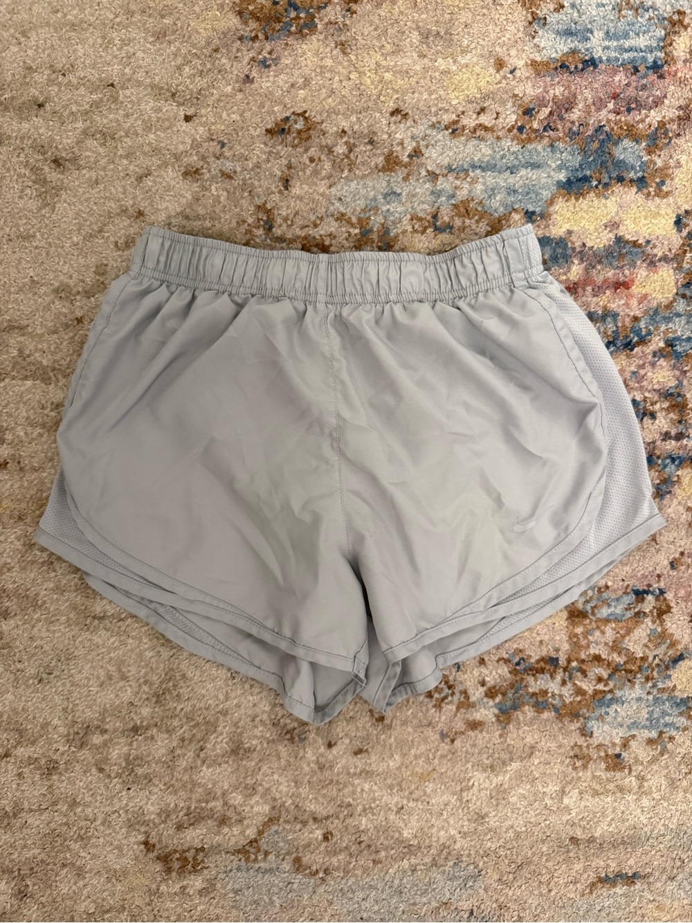 Nike Women’s Light Gray Athletic Running Shorts